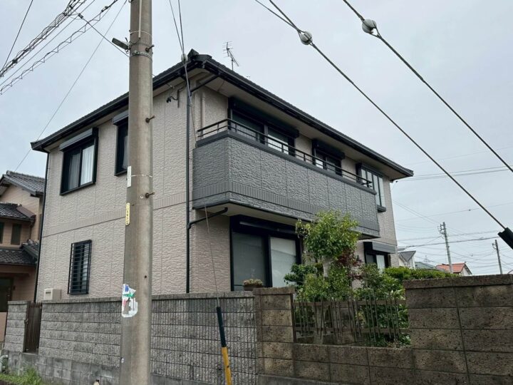 大垣市の外壁塗装・屋根塗装　品のある佇まいの家