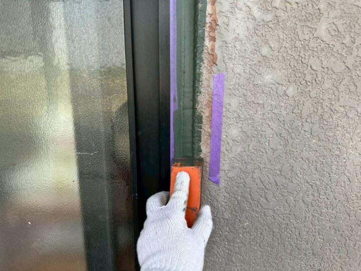 シーリング仕上げ