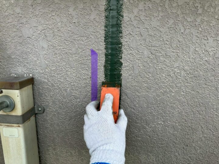 シーリング仕上げ