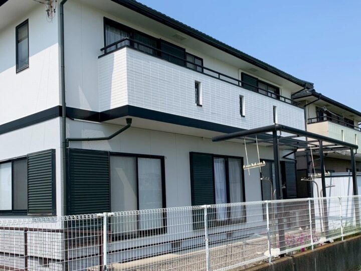 瑞穂市の外壁塗装・屋根塗装・防水工事　コントラストの美しさ