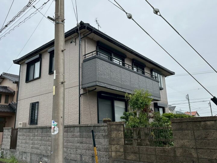 大垣市の外壁塗装・屋根塗装　品のある佇まいの家