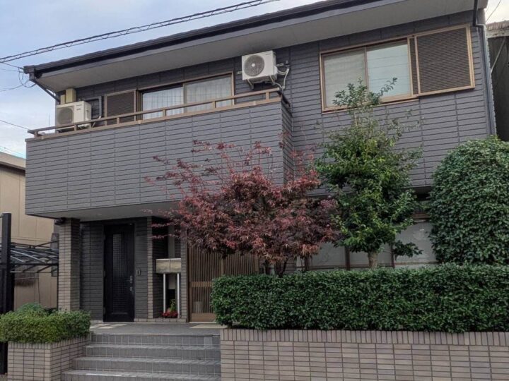 大垣市の外壁塗装・防水工事・板金工事　人気のグレー外壁でつくる上質な佇まい