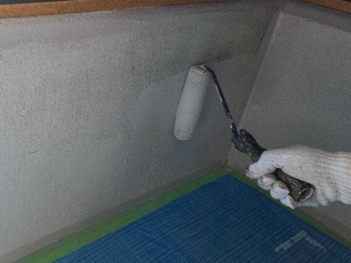 巾木塗装